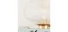 Buy Table lamp in vintage style, brass and glass - Ballon Gold 60238 - in the EU