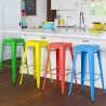 Buy Bar Stool - Industrial Design - 76cm - Metalix Yellow 60148 in the Europe