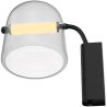 Buy Wall lamp in modern design, smoked glass - Nam Smoke 60391 home delivery