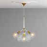 Buy Glass Ball Ceiling Lamp - Design Pendant Lamp - 12 Globes - Plaus White 60404 - in the EU