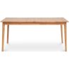 Buy Scandinavian style extendable dining table in wood 160/200CM - Cire Natural wood 60413 - in the EU