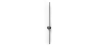 Buy Aluminum stick wall light in modern design, 100cm - Grobe Black 60422 with a guarantee
