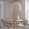 Buy Rattan Ceiling Lamp - Boho Bali Design Pendant Lamp - 60cm - Seam Natural wood 60440 - in the EU