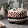 Buy Pouffe Boho Bali , Square in Cotton - Munbay Bali Multicolour 60244 - prices
