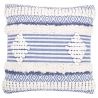 Buy Square Cotton Cushion in Boho Bali Style cover + filling - Luna Blue 60187 - in the EU