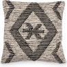 Buy Square Cotton Cushion in Boho Bali Style cover + filling - Rose Black 60192 - in the EU