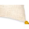 Buy Square Cotton Cushion in Boho Bali Style cover + filling - Olra Yellow 60204 at MyFaktory