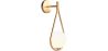Buy Wall lamp in modern style, glass - Drop Gold 60239 at MyFaktory