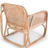Buy Rattan Armchair with Cushion, Boho Bali Design - Leta White 60300 at MyFaktory