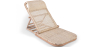 Buy Beach Chair in Rattan, Boho Bali Design - Manra Natural 60307 - in the EU