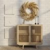 Buy Natural Wood Sideboard - Boho Bali Design - 2 doors -  Wada Natural 60510 - prices