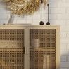 Buy Natural Wood Sideboard - Boho Bali Design - 2 doors -  Wada Natural 60510 at MyFaktory