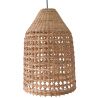 Buy Rattan Pendant Lamp, Boho Bali Style - Grau Natural 60491 - in the EU