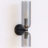 Buy Lamp Wall Light - Crystal and Metal - Hat Smoke 60523 - in the EU