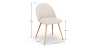 Buy Pack Industrial Wooden Table (220cm) & 8 Bouclé Upholstered Chairs - Bennett White 60558 home delivery