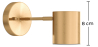 Buy Wall Spotlight Lamp - Dimmable - Gure Gold 60522 at MyFaktory