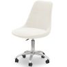 Buy Desk Chair with Wheels - White Boucle - Tulipe White 60615 - in the EU