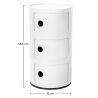 Buy Storage Container - 3 Drawers - New Bili 3 Grey 60607 - in the EU