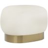 Buy Pouf Luxury Home Foot Rest - White Boucle - Premium White 60553 - prices