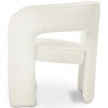 Buy Upholstered Dining Chair - White Boucle - Alexa White 60551 in the Europe