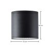 Buy  Ceiling LED Lamp Wall Light - Ilua Black 60639 at MyFaktory