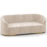Buy 3/4-Seater Velvet Upholstered Sofa - Treya White 60648 - prices