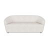 Buy Curved Sofa - 2 Seater - Boucle Fabric - Curva White 60629 - in the EU