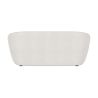 Buy Curved Sofa - 2 Seater - Boucle Fabric - Curva White 60629 - in the EU