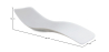 Buy Design Swimming Pool Lounger - Matte White - Varo White 60654 - in the EU