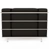 Buy Design Armchair - Upholstered in Vegan Leather - Bour Black 60657 home delivery