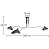 Buy MNB-R1 Pendant lamp  Black 58216 in the Europe