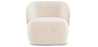 Buy Velvet Upholstered Armchair - Treyton White 60702 - in the EU