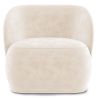 Buy Velvet Upholstered Armchair - Treyton White 60702 - in the EU