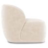 Buy Velvet Upholstered Armchair - Treyton White 60702 in the Europe