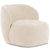 Buy Velvet Upholstered Armchair - Treyton White 60702 at MyFaktory