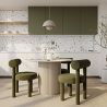 Buy Dining Chair - Upholstered in Velvet - Reece Beige 60708 - prices