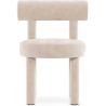 Buy Dining Chair - Upholstered in Velvet - Reece Beige 60708 at MyFaktory