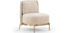 Buy Designer Armchair - Velvet Upholstered - Sabah White 61001 - prices
