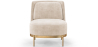Buy Designer Armchair - Velvet Upholstered - Sabah White 61001 - in the EU