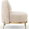 Buy Designer Armchair - Velvet Upholstered - Sabah White 61001 at MyFaktory