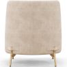 Buy Designer Armchair - Velvet Upholstered - Sabah White 61001 in the Europe