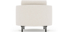 Buy Designer Armchair - Upholstered in Bouclé Fabric - Nagar White 61019 home delivery