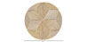 Buy Round Jute Rug - Boho Bali - 120 CM - Ubba Natural 61081 with a guarantee