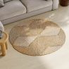 Buy Round Jute Rug - Boho Bali - 120 CM - Ubba Natural 61081 in the Europe