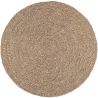 Buy Round Jute Rug - Boho Bali - 120 CM - Jenón Natural 61087 - in the EU
