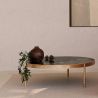 Buy Black Marble Coffee Table - 90cm Diameter - Louy Black 61094 - prices