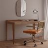 Buy Rattan Office Chair - Swivel - Sembra Brown 61143 home delivery