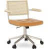 Buy Rattan Office Chair - Swivel - Sembra Brown 61143 in the Europe