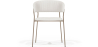 Buy Dining chair - Upholstered in Bouclé Fabric - Lona White 61148 - in the EU