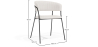 Buy Dining chair - Upholstered in Bouclé Fabric - Lona White 61149 - in the EU